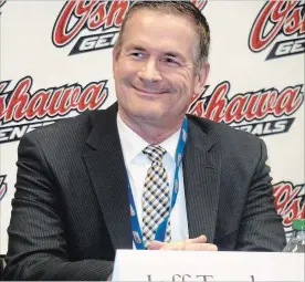  ?? FILE PHOTO ?? Former Petes and Oshawa GM Jeff Twohey has left his position with the Arizona Coyotes.