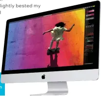  ??  ?? The high-end Core i9 iMac was faster than the iMac Pro in single-core tasks