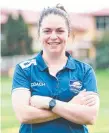  ??  ?? Coomera Anglican College netball coach Anna Young.