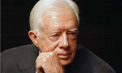  ?? Photograph: Ammar Awad/Reuters ?? Jimmy Carter, 95, is the oldest-ever former US president.