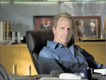  ?? PHOTOS BY MELISSA MOSELEY/HBO ?? Jeff Daniels plays TV news anchor Will McAvoy on the HBO drama “The Newsroom.” Created by Aaron Sorkin, the show-abouta-news-show alienated many viewers and most critics in its first season. Season 2 premieres Sunday.