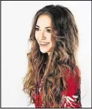  ?? CONTRIBUTE­D BY ASHLEY MAE WRIGHT ?? Christian singer Lauren Daigle, who recently moved to Nashville, regularly led worship groups at North Point Ministries in Alpharetta. She’s up for a Grammy award this weekend, her second nomination.