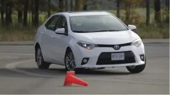  ??  ?? Electronic Stability Control, which helps prevent skids, is mandatory on all new cars in Canada.