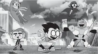  ?? Warner Bros. Pictures ?? “Teen Titans Go! to the Movies” makes fun of both the DC and Marvel comic book universes.