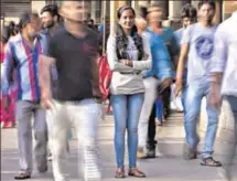  ?? ANSHUMAN POYREKAR/HT PHOTO ?? Rotawan stands at CST, where she was shot by Kasab.