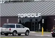  ?? STAFF PHOTO BY MIKE PARE ?? Topgolf will open Friday at 10 a.m. at the Jordan Crossing developmen­t off Interstate-75 at Exit One, in East Ridge.