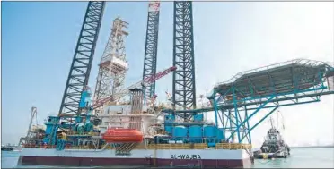  ??  ?? The drilling segment of GIS is expected to record earnings of QR107 million in 2021.