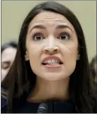  ?? AP FILE ?? Rep. Alexandria Ocasio-Cortez, D-NY