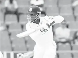  ?? ?? Test batsman Nkrumah Bonner … made 45