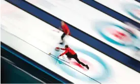  ?? ?? Curling at the 2018 Olympics. Photograph: David Davies/PA