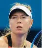  ??  ?? Maria Sharapova