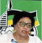  ?? /Freddy Mavunda ?? Stubborn inequality: Deputy secretary-general of the ANC Nomvula Mokonyane.