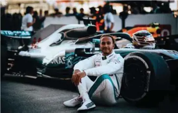  ?? ?? Mercedes-AMG Petronas’ Lewis Hamilton is only two points ahead of Red Bull’s Max Verstappen with races seven to go.