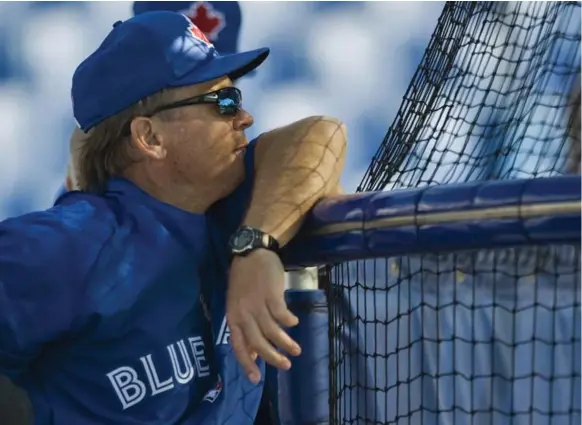  ?? STEVE NESIUS/REUTERS ?? Blue Jays manager John Gibbons says he’ll rely on catcher J.P. Arencibia to call his own game, while relying on bench coach DeMarlo Hale to control the opponent’s running game.