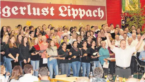  ?? FOTO: SCHNEELE ?? Zahlreich Chöre traten beim Weinfest der Sängerlust Lippach auf.