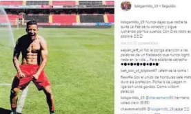  ?? DIANA MÉNDEZ. TOMADA DE INSTAGRAM ?? Luis Garrido por lo visto no le cae bien al técnico florense.
A Soto no le ayudó saber con tiempo la alineación manuda.