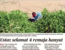  ??  ?? LAPORAN Harian Metro, semalam.