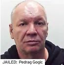  ?? ?? JAILED: Pedrag Gogic