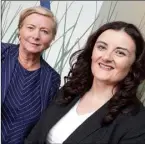  ??  ?? Tánaiste Frances Fitzgerald and Karen O’Connor of Datapac at the announceme­nt last week.