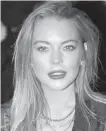  ?? TRIBUNE NEWS SERVICE ?? Lindsay Lohan: Behind-thescenes look at beach club.