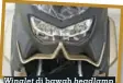  ??  ?? Winglet di bawah headlamp menghilang­kan kesan membulat pada bodi depan