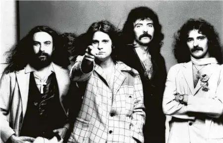  ?? Rhino ?? The original Black Sabbath, included, from left, Bill Ward, Ozzy Osbourne, Tony Iommi and Geezer Butler.