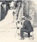  ?? ?? RUE DE SAULES, PARIS Artist at work in early 1900s Montmartre