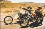  ?? COURTESY COLUMBIA PICTURES 1969 ?? Dennis Hopper and Peter Fonda in a still from “Easy Rider.”