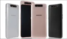  ??  ?? The new Samsung Galaxy A80. — Photo courtesy of Samsung