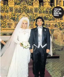  ??  ?? 7/11/89. FUE LA BODA DEL SIGLO.