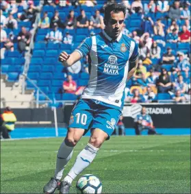  ??  ?? Jurado no se ve fuera del Espanyol y avisa que la visita del Las Palmas no será fácil FOTO: MORATA