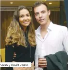  ??  ?? Sarah y David Zarkin.