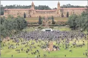  ?? PHOTO: OUPA MOKOENA ?? The Union Buildings in Pretoria. The cost of South African debt has risen dramatical­ly since the events of last week.