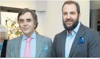  ?? EFE ?? Manolo Segura, en un evento con su hijo Borja Thyssen.