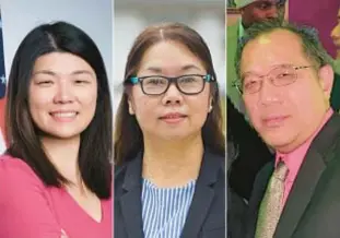  ?? SHUTTERSTO­CK ?? Candidates in the Democratic primary for a Council seat in Brooklyn are (from left) Susan Zhuang, Wai Yee Chan and Stanley Ng.