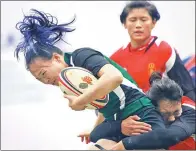  ?? PROVIDED TO CHINA DAILY ?? Rugby is on the brink of a major boost in China, with an ambitious plan to develop 50,000 new players — male and female, amateur and profession­al — each year until 2020.