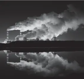  ?? CZAREK SOKOLOWSKI/ASSOCIATED PRESS ?? Plumes of smoke rise from Europe’s largest lignite power plant Nov. 28 in Belchatow, Poland. After several years of little growth, global emissions of heat-trapping carbon dioxide surged in 2018 with the largest jump in seven years, discourage­d scientists announced Wednesday.