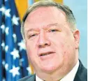  ?? AP ?? Secretary of State Mike Pompeo.