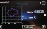  ??  ?? CON TELEMETRÍA En la pantalla de infoentret­enimiento se pueden consultar infinidad de parámetros de conducción.