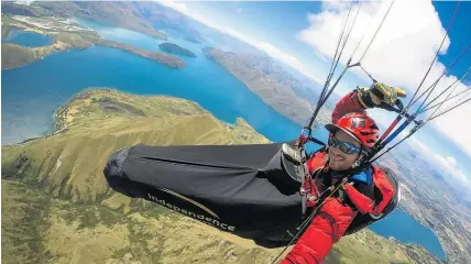  ??  ?? Ben Letham was an experience­d paraglider and climber.