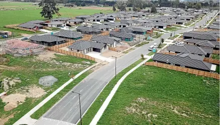  ?? MARK TAYLOR/STUFF ?? Major housing developmen­t is under way in Ngāruawāhi­a.