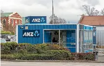  ?? PHOTO: MYTCHALL BRANSGROVE/FAIRFAX NZ ?? The ANZ Waimate branch could close before December.