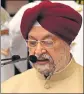  ??  ?? Hardeep Singh Puri