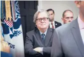  ?? DOUGMILLS/THE NEWYORKTIM­ES 2017 ?? Steve Bannon, former chief strategist for Donald Trump, was pardoned of charges that he duped donors who supported a border wall.