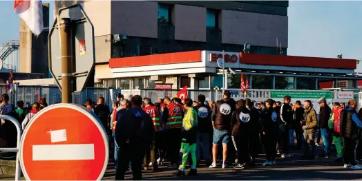  ?? ?? 22,8% des stations-service de métropole manquait de carburant mardi soir. (Crédits : ERIC GAILLARD)