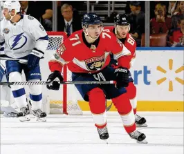  ?? JOEL AUERBACH / GETTY IMAGES ?? Radim Vrbata signed a one-year, $2.5 million contract with the Panthers last July, scored five goals during the season and then retired last month.