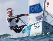  ?? (Photo Sailing Energy/World Sailing) ?? Sur un plan d’eau qu’il connaît par coeur, le Maximois Jean-Baptiste Bernaz, vainqueur de la coupe du monde de Laser en , figurera parmi les favoris.