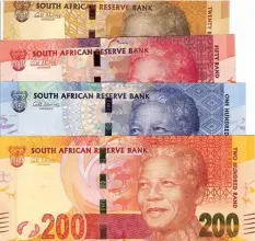  ??  ?? South African rand