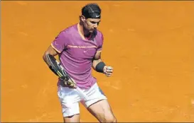  ?? FOTO: EFE ?? Rafa Nadal llega en buen momento a París y quiere luchar por su 10º Roland Garros