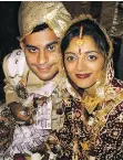  ??  ?? Constructi­on-developmen­t firm principal Robin Dhir married CGA/ CPA Rena Chatha at Vishva Hindu Parishad Temple July 25, 1998.